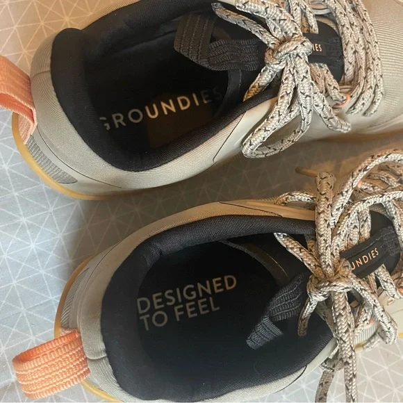 Groundies All Terrain Low Barefoot Sneakers in Taupe 9 - Picture 5 of 7